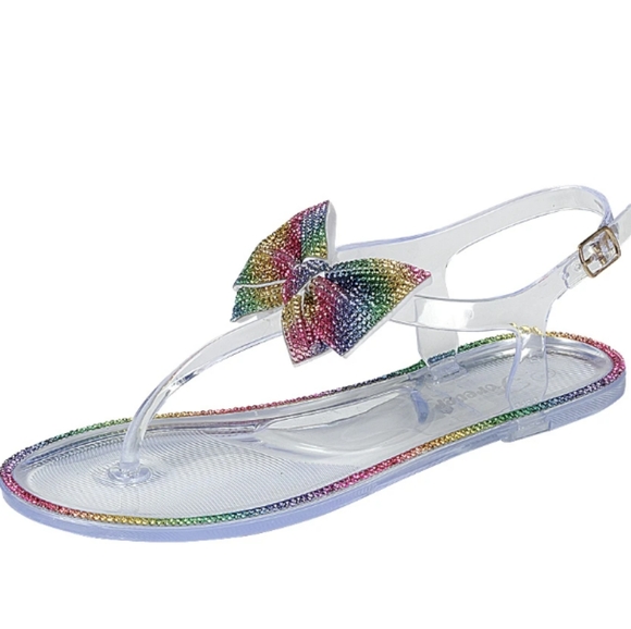 👠$25 SALE! Forever Link Rhinestone Sandals - Picture 3 of 7